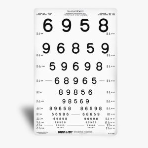 LEA NUMBERS 13 Line Translucent Distance Charts