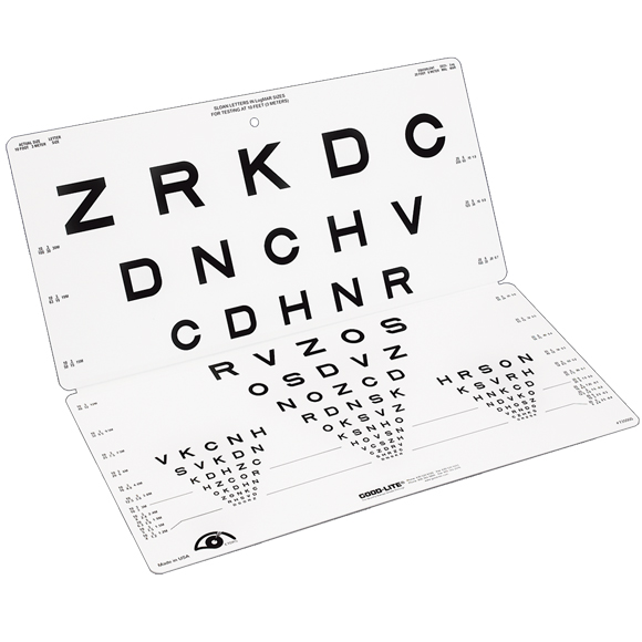 Distance Vision Eye Chart 10 Feet Snellen