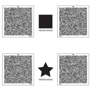 Random Dot Stereogram Card Set