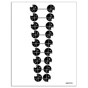 Gottlieb Near Training Cards Trellis Circles