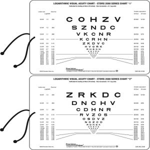 Near or Intermediate Vision Chart