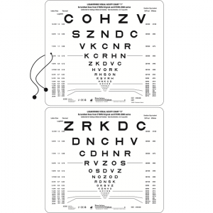 SLOAN ETDRS Intermediate Vision Chart 60cm