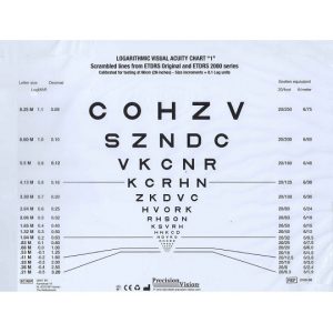 SLOAN ETDRS Intermediate Vision Chart 66cm