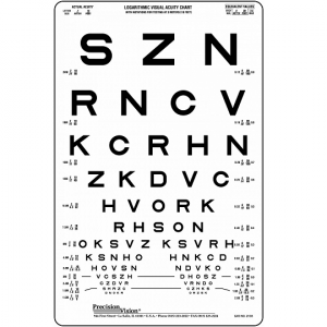 Logarithmic SLOAN Visual Acuity Test