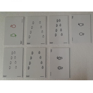 WCARDS Wiley Cat Cards Opaque Set of 7