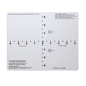 Phoria Card  Distance Test Card