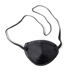 Eye Patches Black Elastic  Large