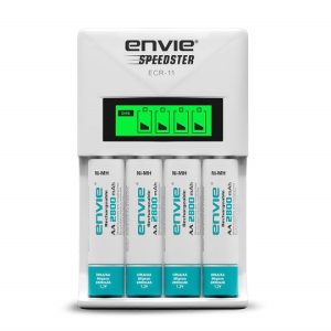 Envie 2800mah 4nos rechargable battery with ECR11 Speedster charger