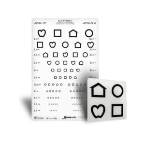 LEA SYMBOLS Linear Spaced ESV1200 and ESV1500 Chart - Set