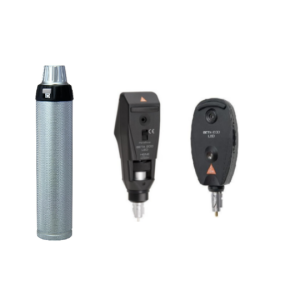 Heine Battery Handle Retinoscope Ophthalmoscope Set