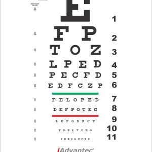 10 FT 3M Snellen Near Chart