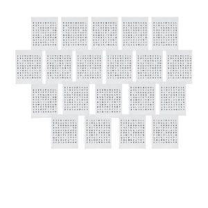 Z-Axis Accommodative Rock Chart- Paper Distance Chart (Pack of 20)
