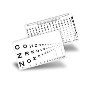 Card(Pocket) Runge - Sloan Letter Near Vision Card (16"/40cm)