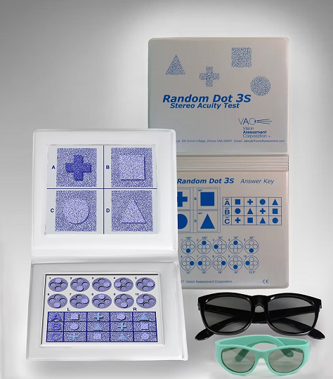 Random Dot 3-S Stereopsis Test with Standard Shapes