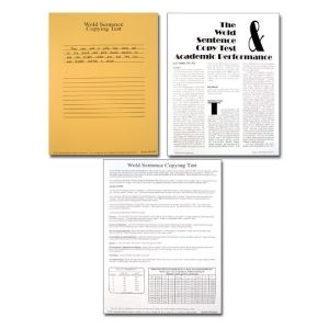 Wold Sentence Copying Test