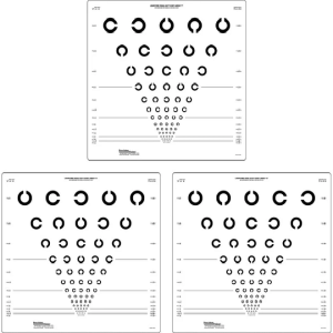 Landolt C Series ETDRS® — Set of 3 — 2 m